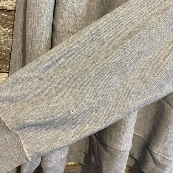 Old Navy Grey Fleece Crew Neck Long Sleeve Sweater - Picture 6 of 7